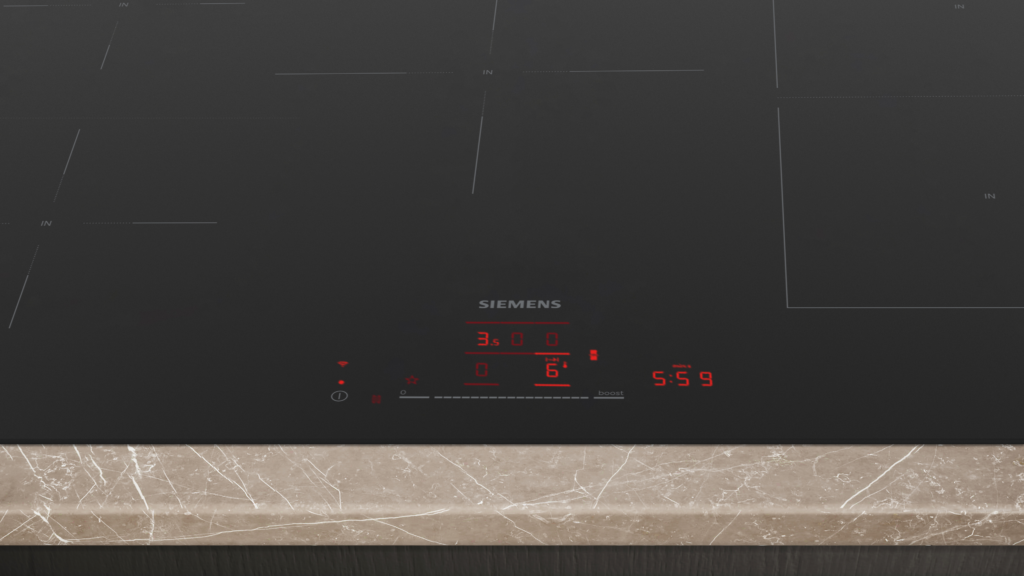 iQ500 Inductiekookplaat Matzwart Opbouw