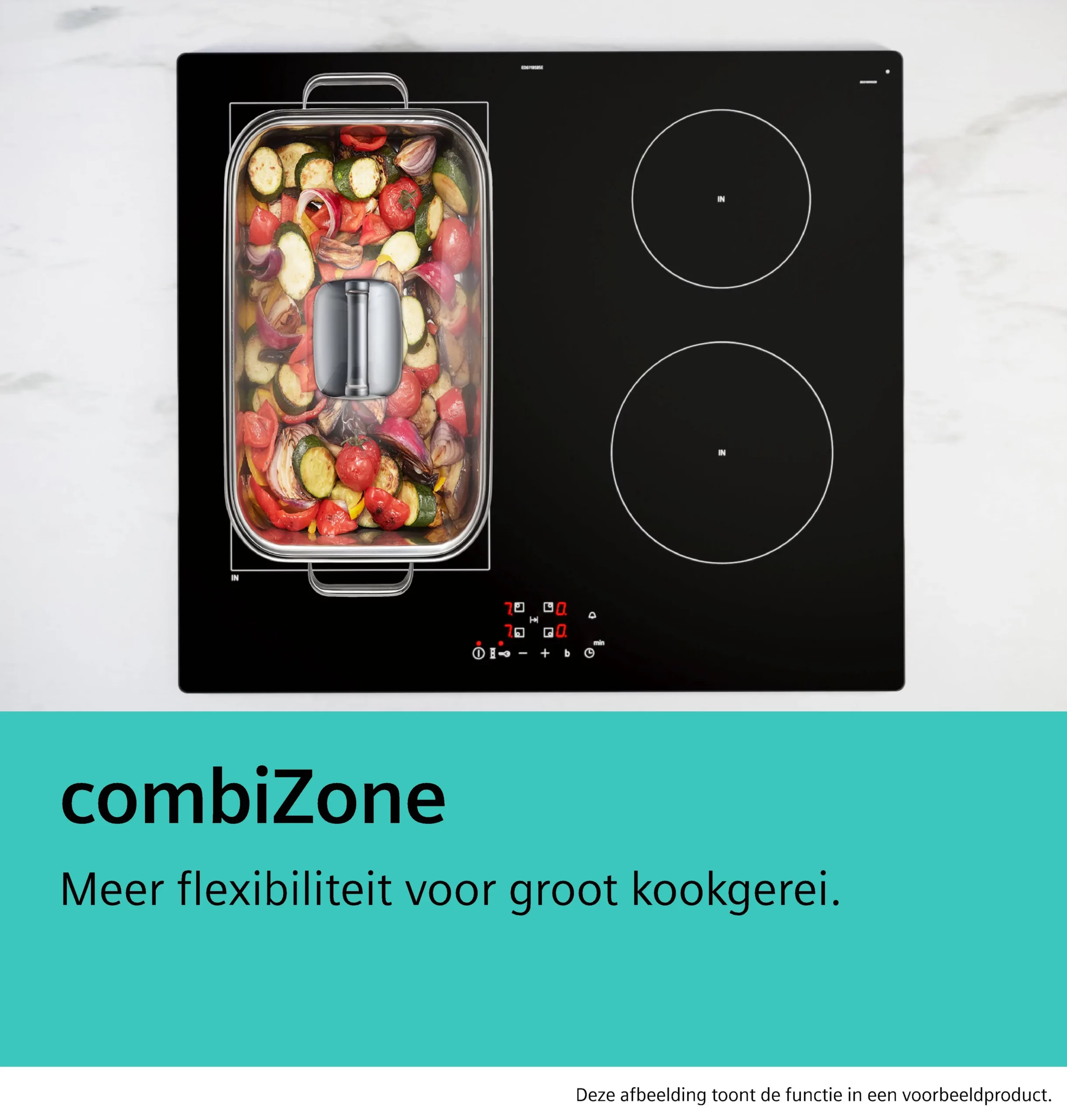27952246_FHI_SE_SF_ElectricHobs_CombiInduction_nl-BE iQ500 Inductiekookplaat Matzwart Opbouw